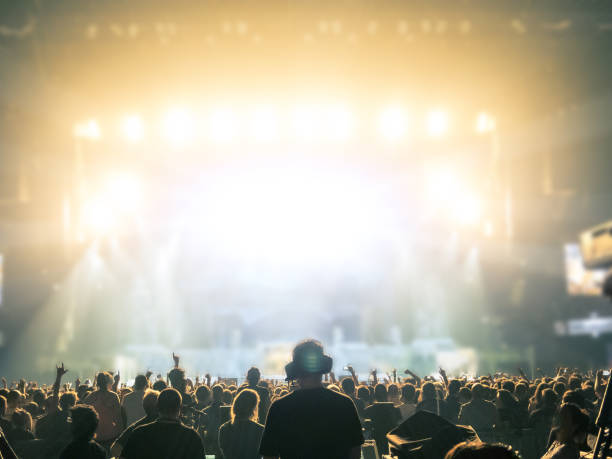 istock Concert crowd in front of a live stage 905893876