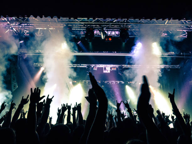 istock Concert crowd in front of a live stage 905894014