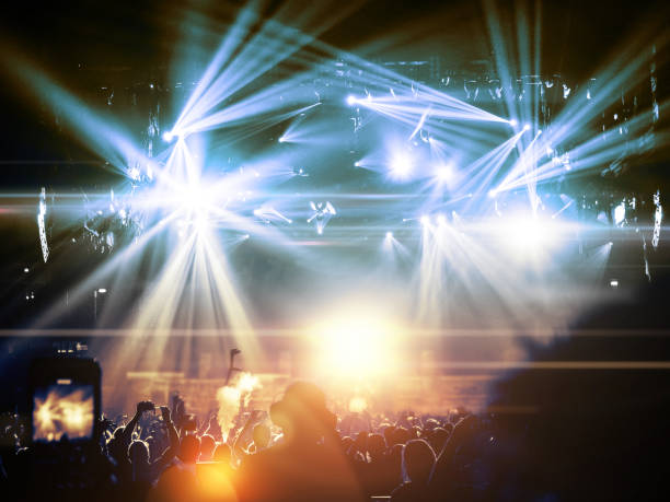 istock Concert crowd in front of a live stage 905894030