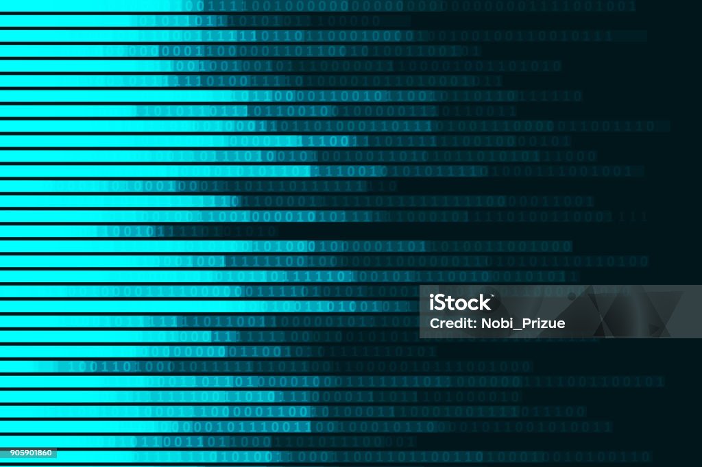 Code Abstract Visual Abstract Digital Code Visualization Stock Illustration - Download Image ...