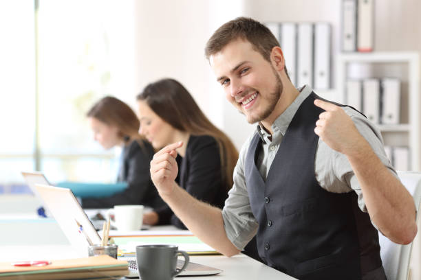 istock Proud businessman pointing himself 905905868