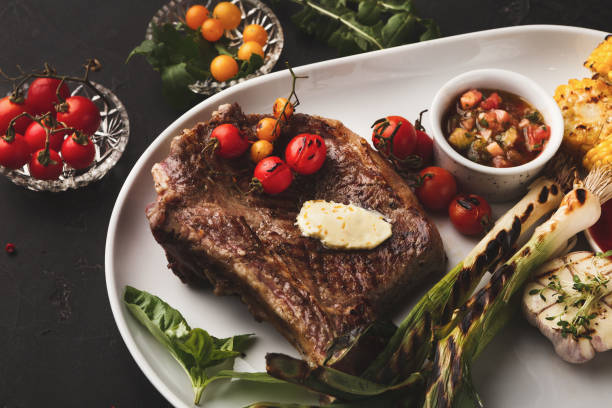 istock Juicy beef steak served at restaurant 905914812