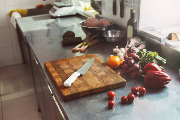 istock Cooking ingredients for salad and kitchen utensils 905914998