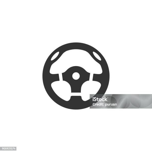 Bw Icons Steering Wheel Stock Illustration - Download Image Now - Steering Wheel, Cut Out, Icon Symbol