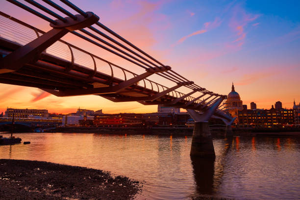 istock London Millennium bridge skyline UK 905923484