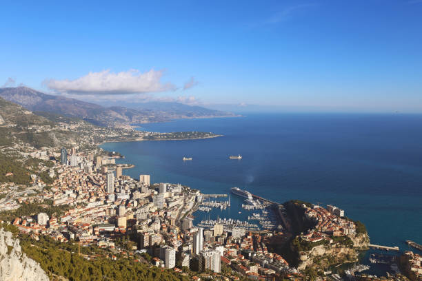 istock French riviera, top view on Principality of Monaco 905941932
