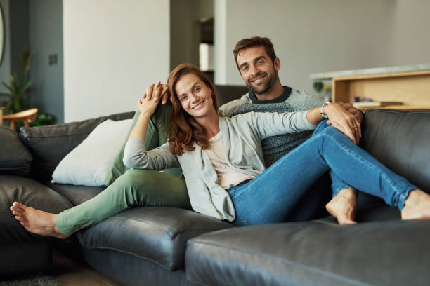 istock We're just chilling on the sofa today 905942166