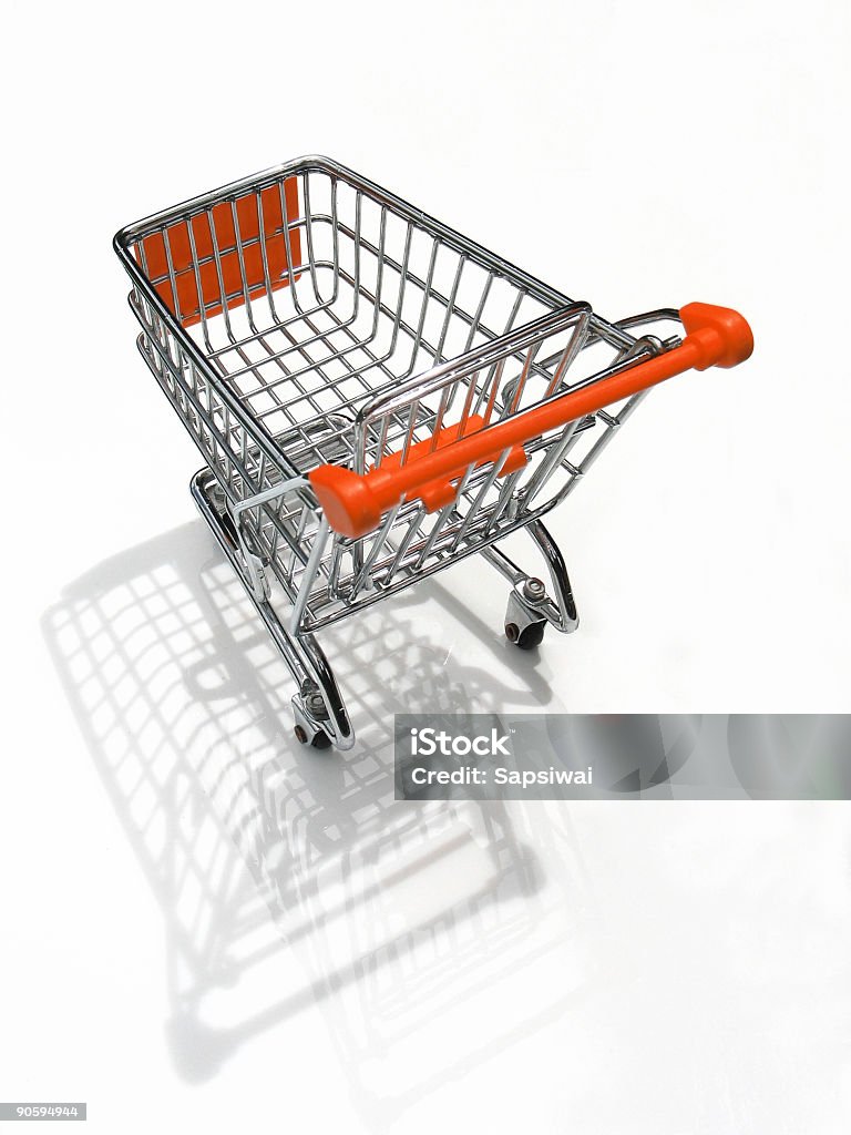 Shopping Cart 2/3  Behind Stock Photo