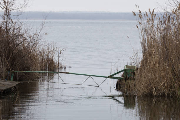 istock Mooring on the Dnipro river, Ukraine. 905950628