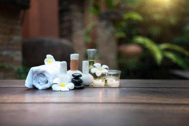 istock Thai spa massage compress balls and salt spa 905961474