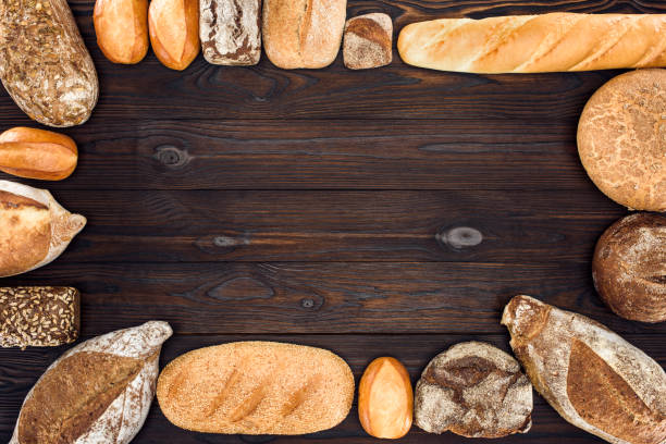 assortment of homemade bread