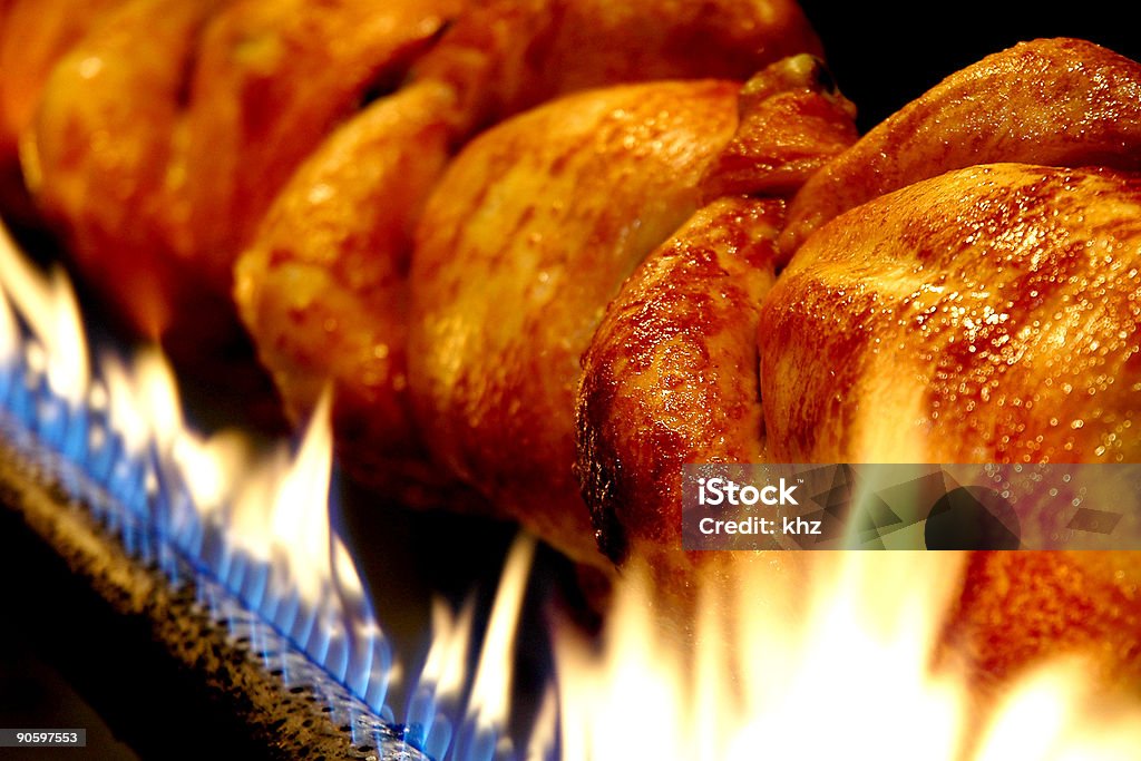 Pollo a la parrilla - Foto de stock de Alimento libre de derechos