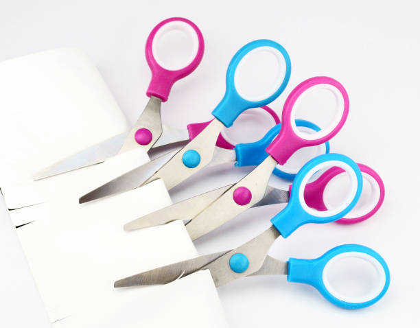 istock children's colorful scissors on a white background 905975554