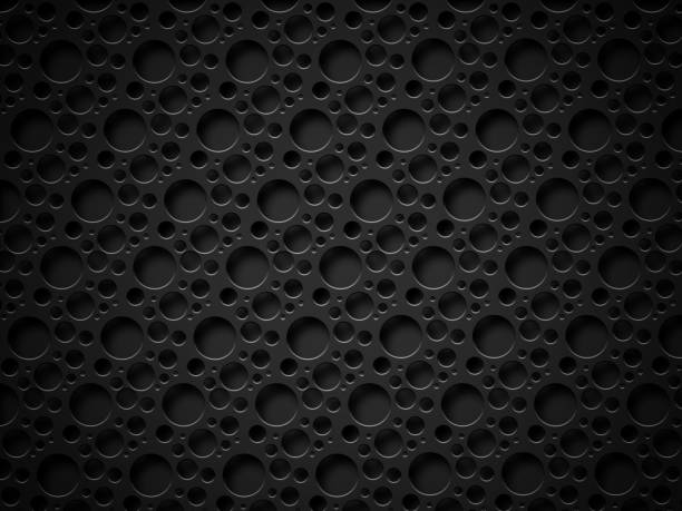istock Seamless plastic background with holes 905977788