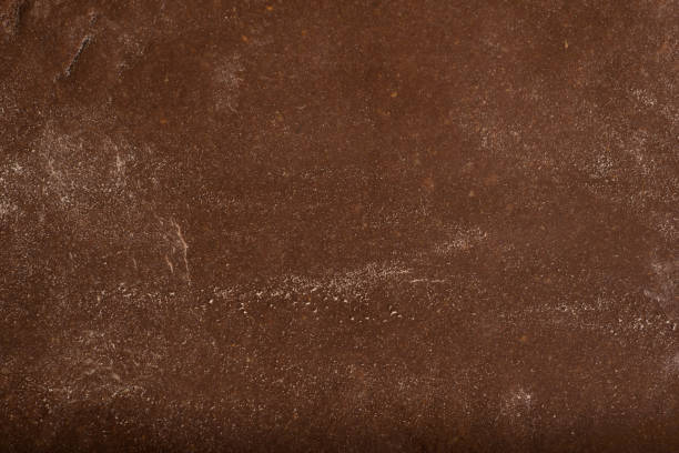 Texture of chocolate pastry for cookies. Chocolate cookie dough. chocolate cookies stock pictures, royalty-free photos & images
