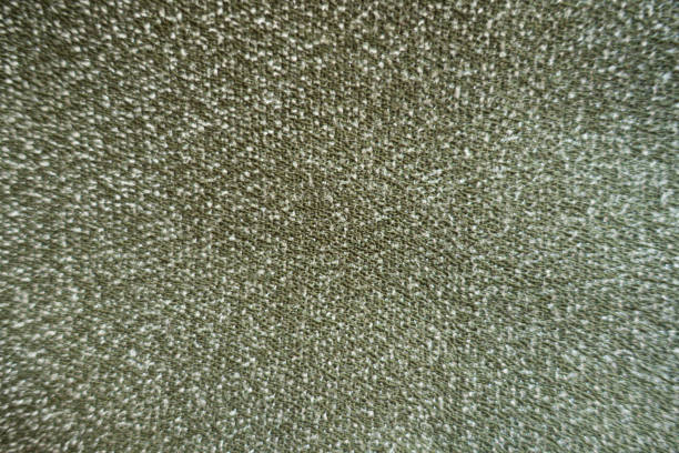 istock Olive green and white melange fabric from above 905983532