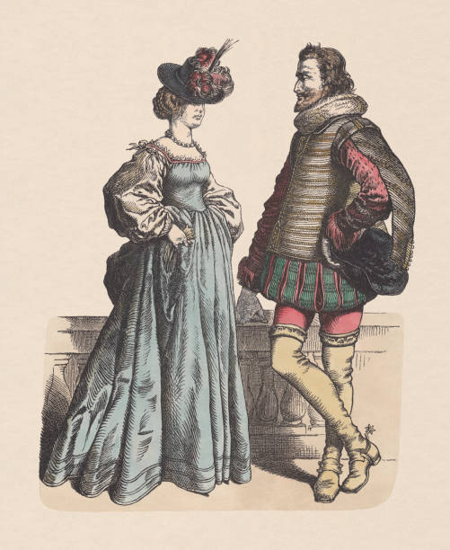 istock Nobility, middle 17th century, hand-colored wood engraving, published c.1880 905992160