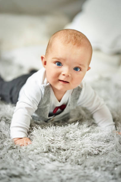 istock Portrait of baby boy 906001070