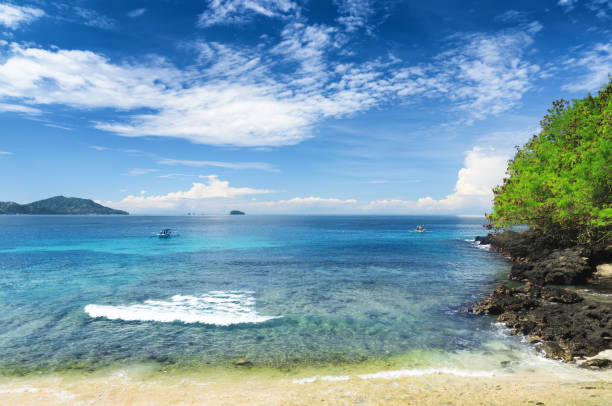 istock Tropical beach. Padangbai, Bali, Indonesia 906006368