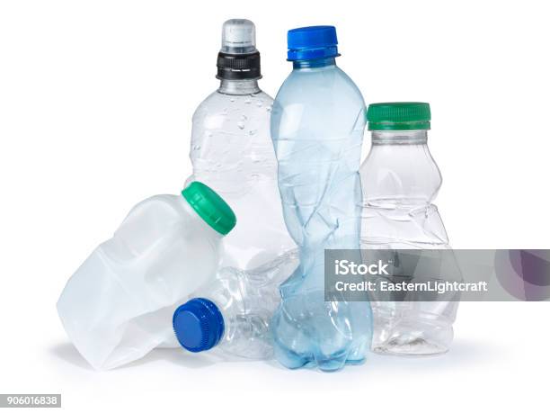 Single Use Plastic Bottle Trash Landfill Stock Photo - Download Image Now - Plastic, Bottle, Recycling