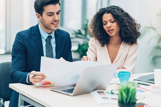 istock Discussing the report with the CEO 906020246