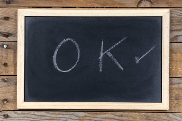 istock Black chalkboard with wooden frame. 906020386