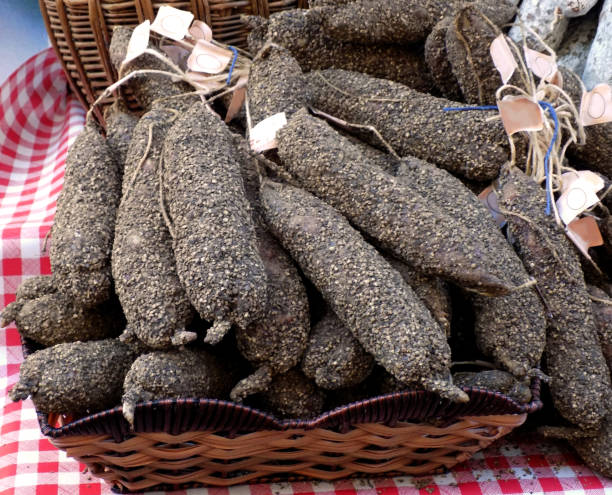 istock Different types of sausages in the basket 906020392