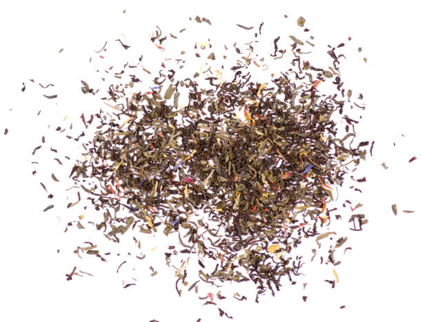 istock Pile leaf tea with flowers and fruits 906022204