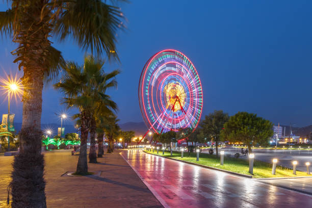 istock Ferris wheel on Batumi Seafront Promenade, Georgia 906025138