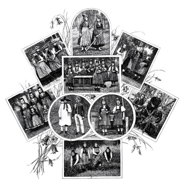 istock Folk costumes from the district of Biedenkopf, Hesse 906025658
