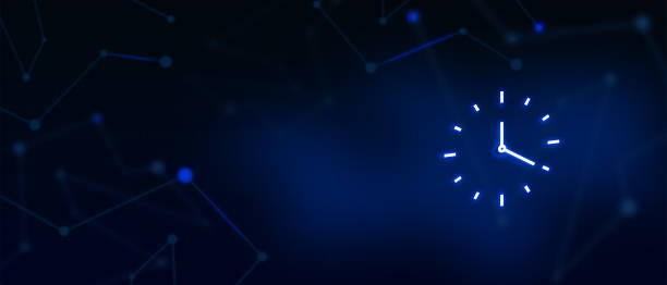 istock Time clock, Watch, clock icon background cover page 906026800