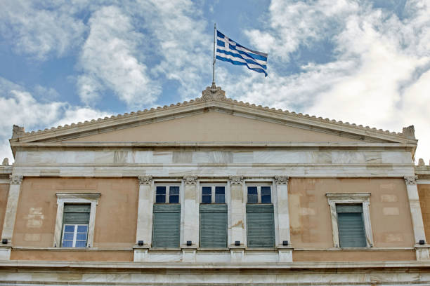 istock Greek parliament in Athens,Greece 906029774