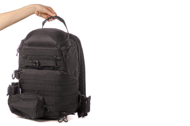 istock Photo of a backpack in hand 906030018