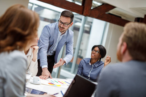 istock Business people during formal business meeting 906114730