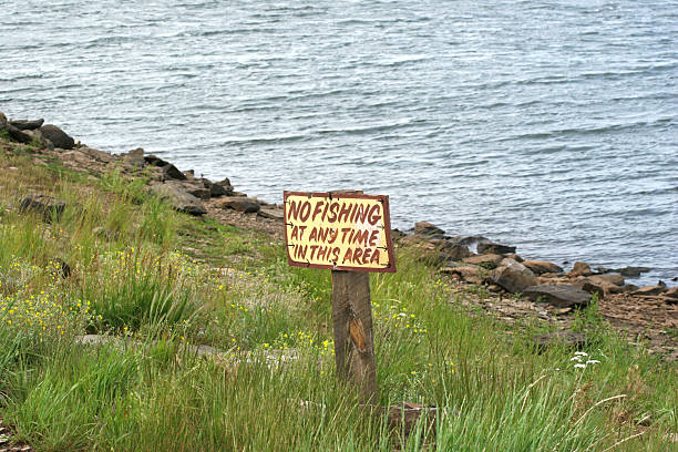 istock No Fishing Anytime Sign 90611553