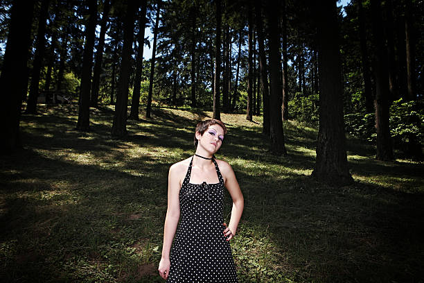 istock Girl among the Trees 90612212