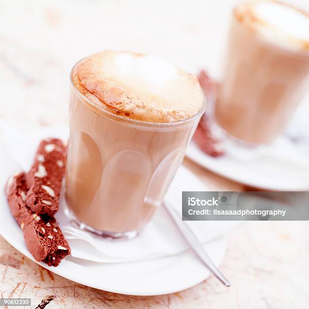 Tempo De Café - Fotografias de stock e mais imagens de Almoço - Almoço, Bebida, Bebida com espuma