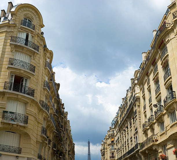 istock Apartments and balconies, Paris 90612847