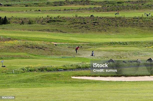 Golfcourse - Fotografie stock e altre immagini di Ambientazione esterna - Ambientazione esterna, Campo da golf, Colore verde