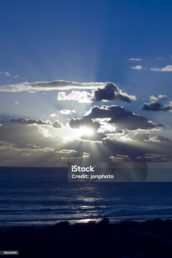 Закат на Индийский океан - Стоковые фото Ангел роялти-фри