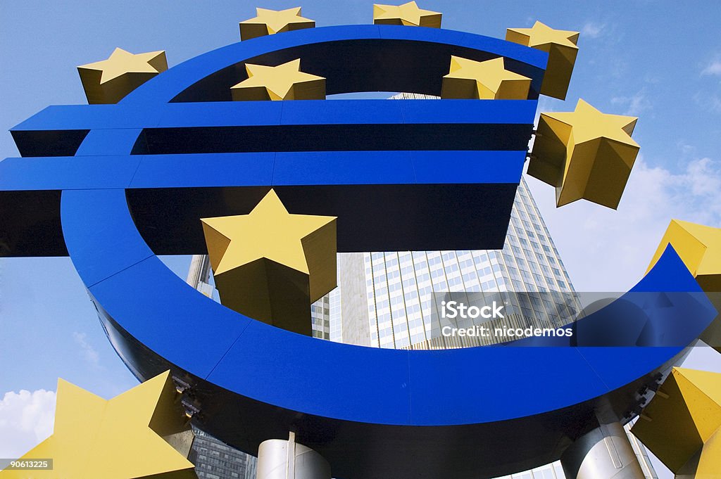 Frankfurt-Banco Central Europeu - Royalty-free Ao Ar Livre Foto de stock