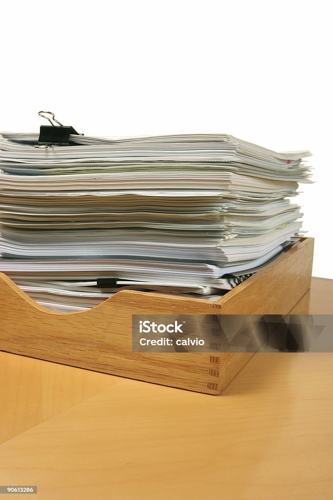 Ufficio del flusso di lavoro - Foto stock royalty-free di Documento