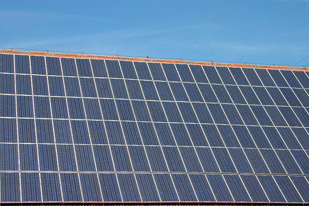 istock roof with solar cells 90615281