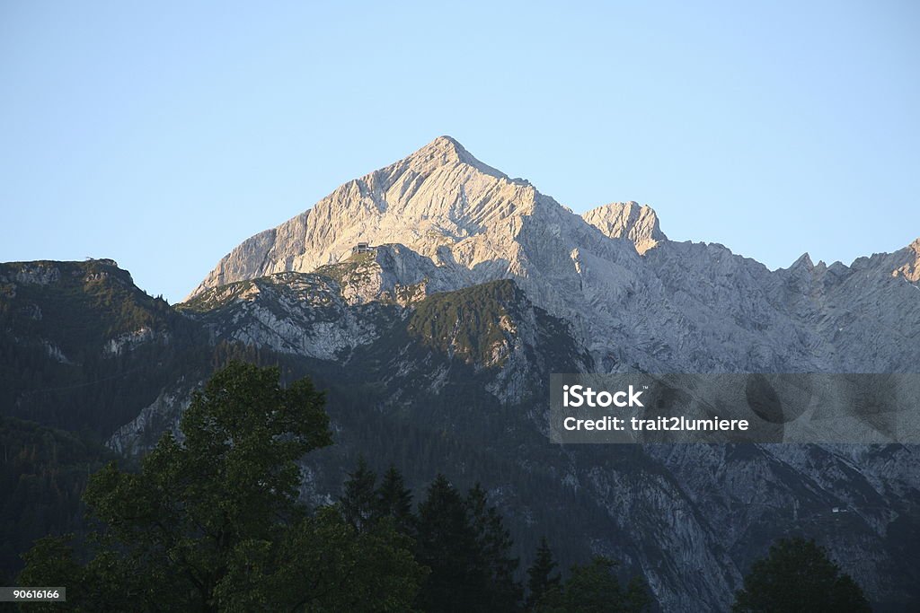 Alpenspitze bei Sonnenaufgang - Lizenzfrei Alpen Stock-Foto
