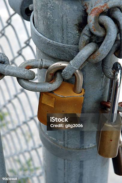 보안 Padlocks 겁먹은에 대한 스톡 사진 및 기타 이미지 - 겁먹은, 게이트, 공동체