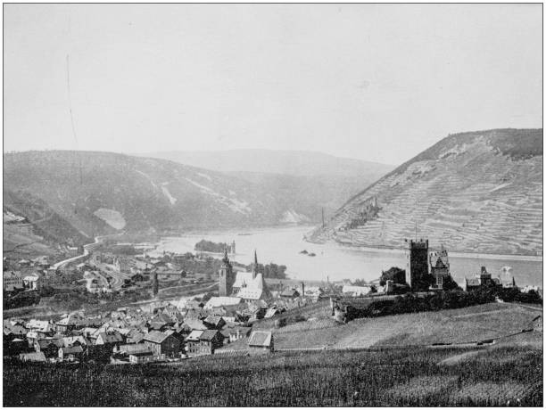 istock Antique photograph of World's famous sites: Bingen, Germany 906174842