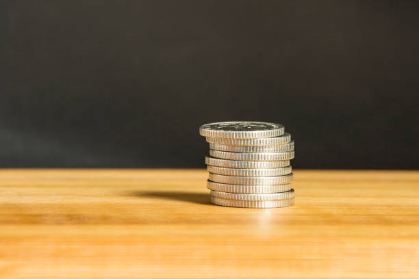 istock Lots of metallic Czech coins 906196698