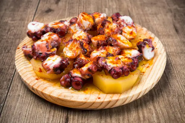 Photo of Octopus,typical from Galicia
