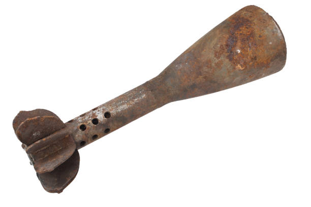 istock fragment of mortar bomb isolated 906203758