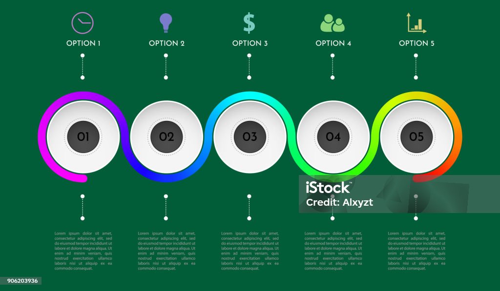 Proecess Graph Process Chart Business Dataabstract Element Of Chart Graph Diagram With ...